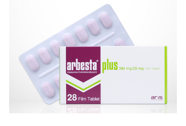 ARBESTA PLUS 300 MG/25 MG 90 FILM TABLET